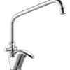 baliv Einhebelmischer|Zubehör Für Küchenarmatur<Waschtisch-Kombi-Armatur WT-5371 Chrom für Waschbecken und Badewanne