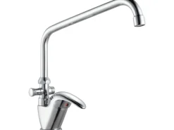 baliv Einhebelmischer|Zubehör Für Küchenarmatur<Waschtisch-Kombi-Armatur WT-5371 Chrom für Waschbecken und Badewanne