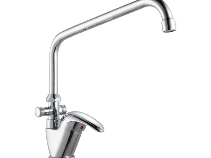 baliv Einhebelmischer|Zubehör Für Küchenarmatur<Waschtisch-Kombi-Armatur WT-5371 Chrom für Waschbecken und Badewanne