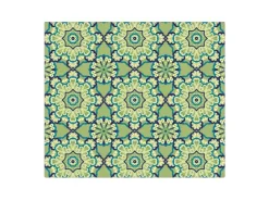 Banjado Kochfelder<Herdabdeckplatte Glas 1 Teilig 60x52CM Schneidebrett Herdabdeckung Mit Motiv Kaleidoscop Grün