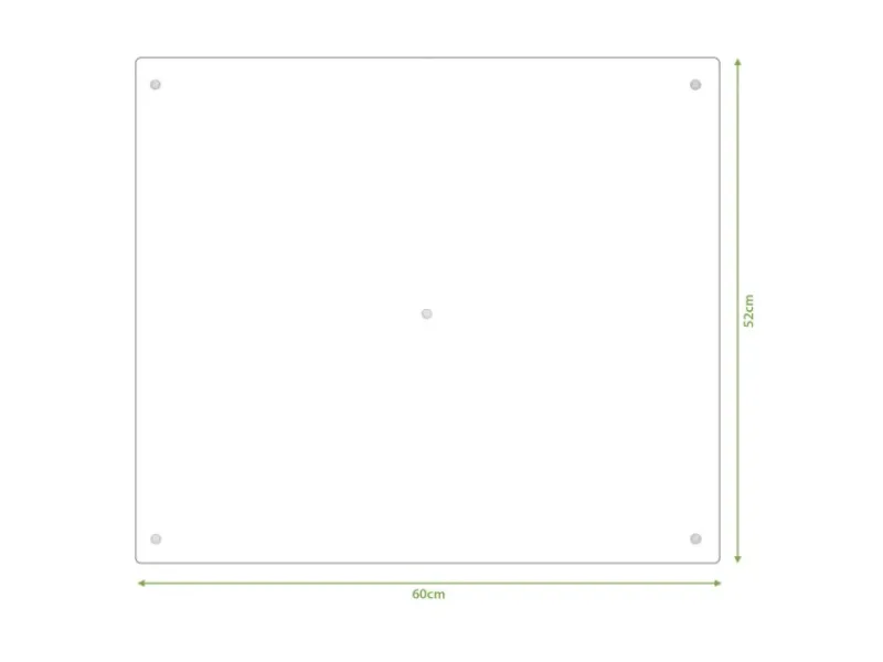 Sale Herdabdeckplatte Glas 1 Teilig 60x52CM Schneidebrett Herdabdeckung Mit Motiv Guten Morgen 2 Herde|Kochfelder