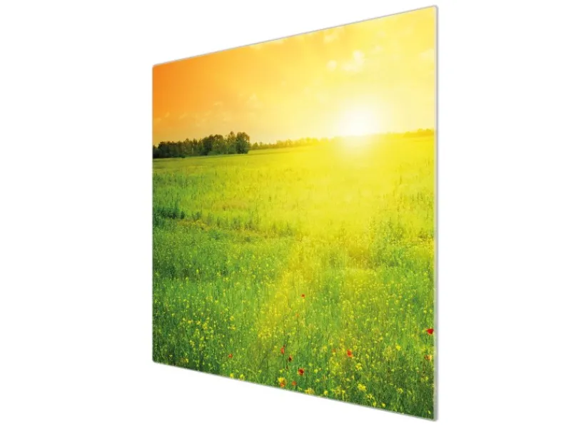 Sale Herdabdeckplatte Glas 1 Teilig 60x52CM Schneidebrett Herdabdeckung Mit Motiv Guten Morgen 2 Herde|Kochfelder