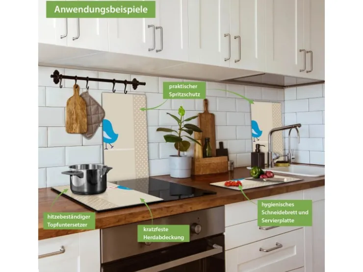 Sale Herdabdeckplatte Glas 1 Teilig 60x52CM Schneidebrett Herdabdeckung Mit Motiv Weltkarte Herde|Kochfelder