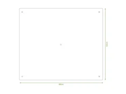 Banjado Herde|Kochfelder<Herdabdeckplatte Glas 1 Teilig 60x52CM Schneidebrett Herdabdeckung Mit Motiv Flaschenpost