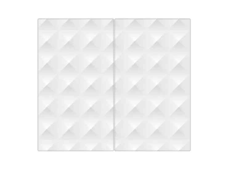 Banjado Herde|Kochfelder<Herdabdeckplatte Glas 2 Teilig Je 30x52CM Schneidebrett Herdabdeckung Mit Motiv In Out