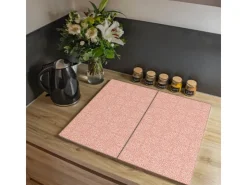 Online Herdabdeckplatte Glas 2 Teilig Je 30x52CM Schneidebrett Herdabdeckung Mit Motiv Bank Am See Herde|Kochfelder