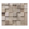 Banjado Herde|Kochfelder<Herdabdeckplatte Glas 2 Teilig Je 30x52CM Schneidebrett Herdabdeckung Mit Motiv Bauklötze Relief