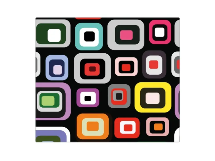 Outlet Herdabdeckplatte Glas 2 Teilig Je 30x52CM Schneidebrett Herdabdeckung Mit Motiv Holz Collage Bunt Herdabdeckungen|Herde