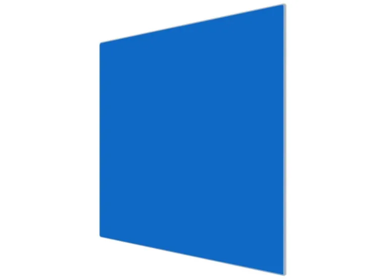 Banjado Herdabdeckungen|Herde<Herdabdeckplatte Glas 1 Teilig 60x52CM Schneidebrett Herdabdeckung Mit Motiv Signalblau