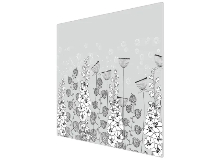 Sale Banjado Herdabdeckplatte Glas 1 Teilig 60x52CM Schneidebrett Herdabdeckung Mit Motiv Universum