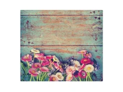 Sale Herdabdeckplatte Glas 2 Teilig Je 30x52CM Schneidebrett Herdabdeckung Mit Motiv Eichhörnchen Herdabdeckungen|Herde