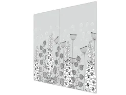 Online Herdabdeckplatte Glas 2 Teilig Je 30x52CM Schneidebrett Herdabdeckung Mit Motiv Sonnenblumen Herdabdeckungen|Kochfelder