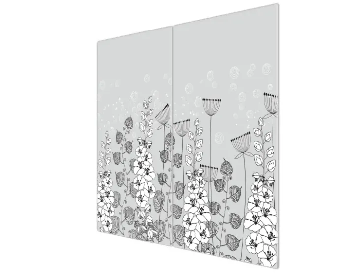 Online Herdabdeckplatte Glas 2 Teilig Je 30x52CM Schneidebrett Herdabdeckung Mit Motiv Sonnenblumen Herdabdeckungen|Kochfelder