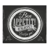 Banjado Herdabdeckungen|Herde<Herdabdeckplatte Glas 1 Teilig 60x52CM Schneidebrett Herdabdeckung Mit Motiv Bon Appetit