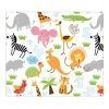 Banjado Herdabdeckungen|Herde<Herdabdeckplatte Glas 1 Teilig 60x52CM Schneidebrett Herdabdeckung Mit Motiv Fröhliche Tiere