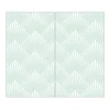 Online Herdabdeckplatte Glas 1 Teilig 60x52CM Schneidebrett Herdabdeckung Mit Motiv Muster Getupft Blau Schneidebretter|Herdabdeckungen
