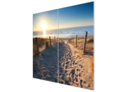 Online Banjado Herdabdeckplatte Glas 2 Teilig Je 30x52CM Schneidebrett Herdabdeckung Mit Motiv Zutaten