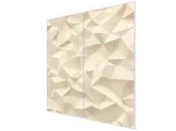 Online Banjado Herdabdeckplatte Glas 2 Teilig Je 30x52CM Schneidebrett Herdabdeckung Mit Motiv Steinwand 2