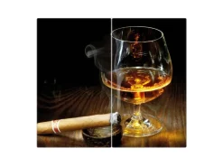 Online Herdabdeckplatte Glas 2 Teilig Je 30x52CM Schneidebrett Herdabdeckung Mit Motiv Leuchtturm Schneidebretter|Herdabdeckungen
