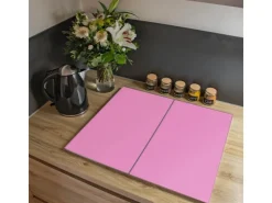 Online Herdabdeckplatte Glas 1 Teilig 60x52CM Schneidebrett Herdabdeckung Mit Motiv Tasse Voll Rosen Schneidebretter|Herdabdeckungen