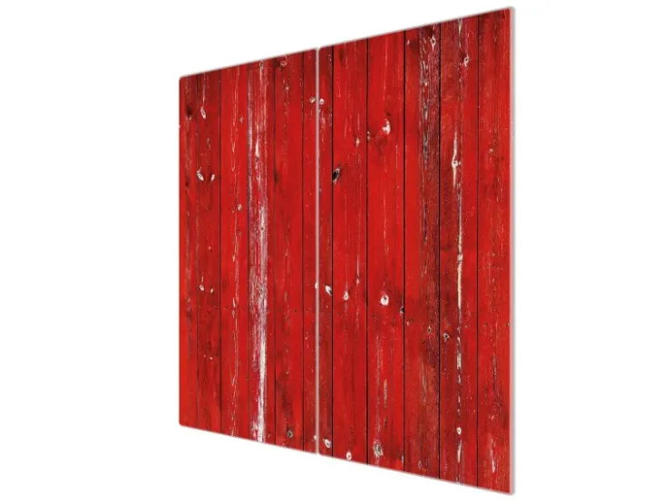 Online Herdabdeckplatte Glas 1 Teilig 60x52CM Schneidebrett Herdabdeckung Mit Motiv Punkte Rot Schneidebretter|Herdabdeckungen