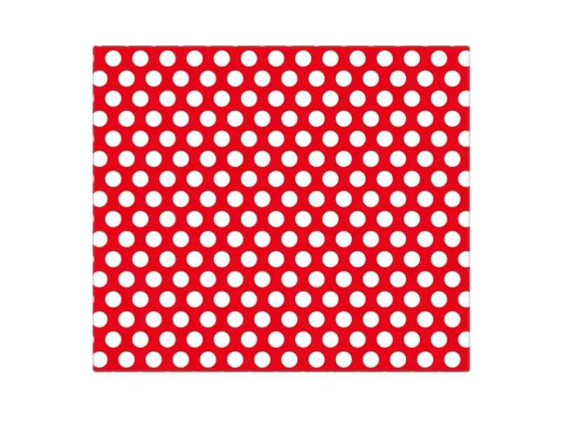 Online Herdabdeckplatte Glas 1 Teilig 60x52CM Schneidebrett Herdabdeckung Mit Motiv Punkte Rot Schneidebretter|Herdabdeckungen