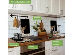 Outlet Banjado Herdabdeckplatte Glas 2 Teilig Je 30x52CM Schneidebrett Herdabdeckung Mit Motiv Fuchs Relax