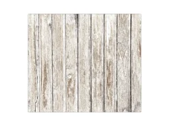 Banjado Schneidebretter|Herdabdeckungen<Herdabdeckplatte Glas 1 Teilig 60x52CM Schneidebrett Herdabdeckung Mit Motiv Weißes Holz