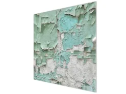 Banjado Schneidebretter|Herdabdeckungen<Herdabdeckplatte Glas 2 Teilig Je 30x52CM Schneidebrett Herdabdeckung Mit Motiv Patina Mint