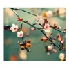 Banjado Schneidebretter|Herdabdeckungen<Herdabdeckplatte Glas 1 Teilig 60x52CM Schneidebrett Herdabdeckung Mit Motiv Japankirsche