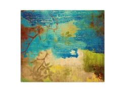 Sale Herdabdeckplatte Glas 1 Teilig 60x52CM Schneidebrett Herdabdeckung Mit Motiv Blumen Naiv Schneidebretter|Herdabdeckungen