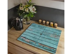 Outlet Herdabdeckplatte Glas 1 Teilig 60x52CM Schneidebrett Herdabdeckung Mit Motiv Pusteblume 3 Schneidebretter|Herdabdeckungen