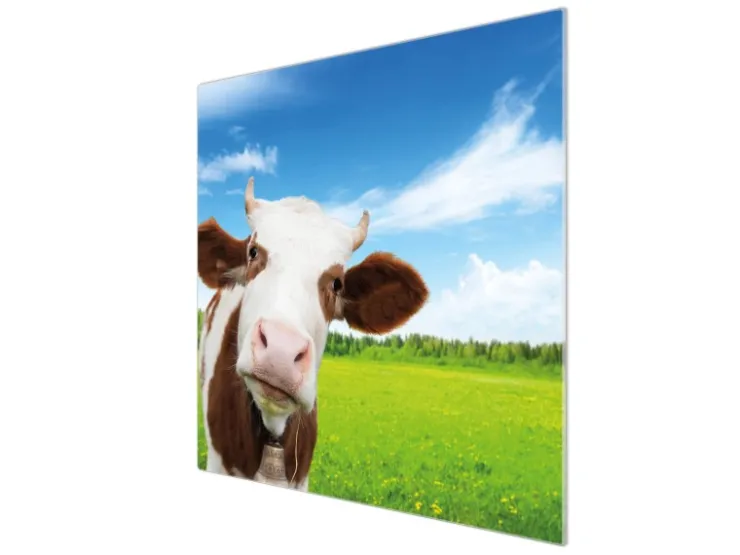 Outlet Banjado Herdabdeckplatte Glas 1 Teilig 60x52CM Schneidebrett Herdabdeckung Mit Motiv Mandala Landschaft