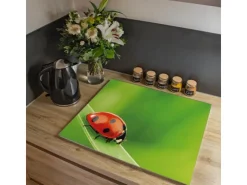 Online Herdabdeckplatte Glas 1 Teilig 60x52CM Schneidebrett Herdabdeckung Mit Motiv Alte Tapeten Schneidebretter|Herde