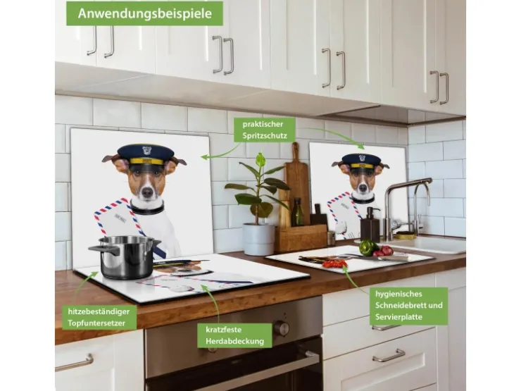 Online Herdabdeckplatte Glas 1 Teilig 60x52CM Schneidebrett Herdabdeckung Mit Motiv Easy Rider Schneidebretter|Herdabdeckungen