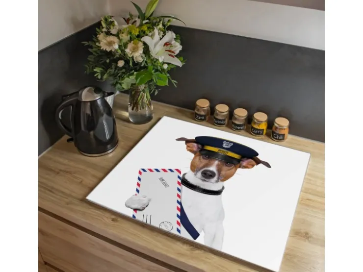 Online Herdabdeckplatte Glas 1 Teilig 60x52CM Schneidebrett Herdabdeckung Mit Motiv Easy Rider Schneidebretter|Herdabdeckungen