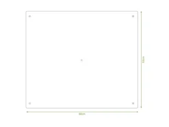 Banjado Herdabdeckplatte Glas 1 Teilig 60x52CM Schneidebrett Herdabdeckung Mit Motiv Business Day