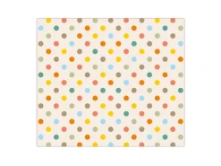 Banjado Schneidebretter|Herdabdeckungen<Herdabdeckplatte Glas 1 Teilig 60x52CM Schneidebrett Herdabdeckung Mit Motiv Bunte Punkte