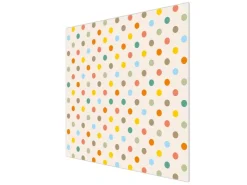Banjado Schneidebretter|Herdabdeckungen<Herdabdeckplatte Glas 1 Teilig 60x52CM Schneidebrett Herdabdeckung Mit Motiv Bunte Punkte