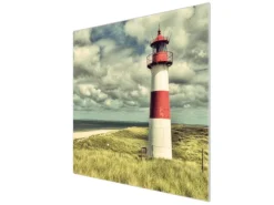 Sale Banjado Herdabdeckplatte Glas 2 Teilig Je 30x52CM Schneidebrett Herdabdeckung Mit Motiv Berberitzen