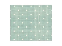 Banjado Schneidebretter|Herde<Herdabdeckplatte Glas 1 Teilig 60x52CM Schneidebrett Herdabdeckung Mit Motiv Punkte Lindgrün