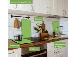 Outlet Banjado Herdabdeckplatte Glas 1 Teilig 60x52CM Schneidebrett Herdabdeckung Mit Motiv Drei Waschbären