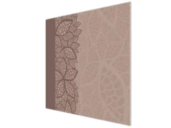 Outlet Herdabdeckplatte Glas 1 Teilig 60x52CM Schneidebrett Herdabdeckung Mit Motiv Muster Blätter Schneidebretter|Herdabdeckungen