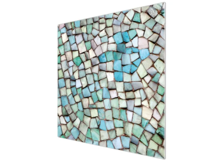 Banjado Herdabdeckplatte Glas 2 Teilig Je 30x52CM Schneidebrett Herdabdeckung Mit Motiv Rumschnüffeln
