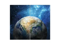 Sale Banjado Herdabdeckplatte Glas 1 Teilig 60x52CM Schneidebrett Herdabdeckung Mit Motiv New York City