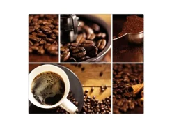 Best Herdabdeckplatte Glas 1 Teilig 60x52CM Schneidebrett Herdabdeckung Mit Motiv Kaffee&Schokolade Küchenrückwände|Schneidebretter