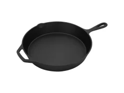Sale BBQ#BOSS Bratpfanne Gusseisen 31cm Gusseisenpfanne mit Doppelgriff und Ausgießer