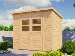 Bertilo Töpfe<Holz-Gartenhaus Felix 239 cm x 181 cm Natur FSC®
