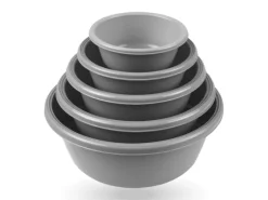 Clearance Schüssel 5er Set Grau Küchenhelfer