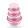 Sale Bestgoodies Vorratsdosen 6er Set Eckig Rosa 2 x 3er